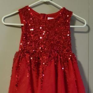 Toddler red dress